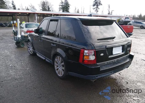 2006 Land Rover Range Rover Sport Supercharged z USA, uszkodzony, nr VIN SALSH234X6A942581